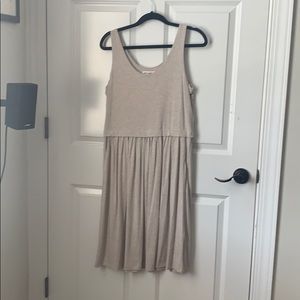 Tan summer dress